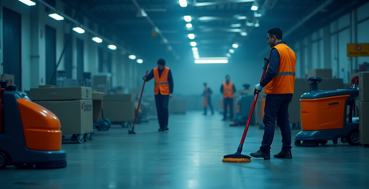 warehouse cleaning