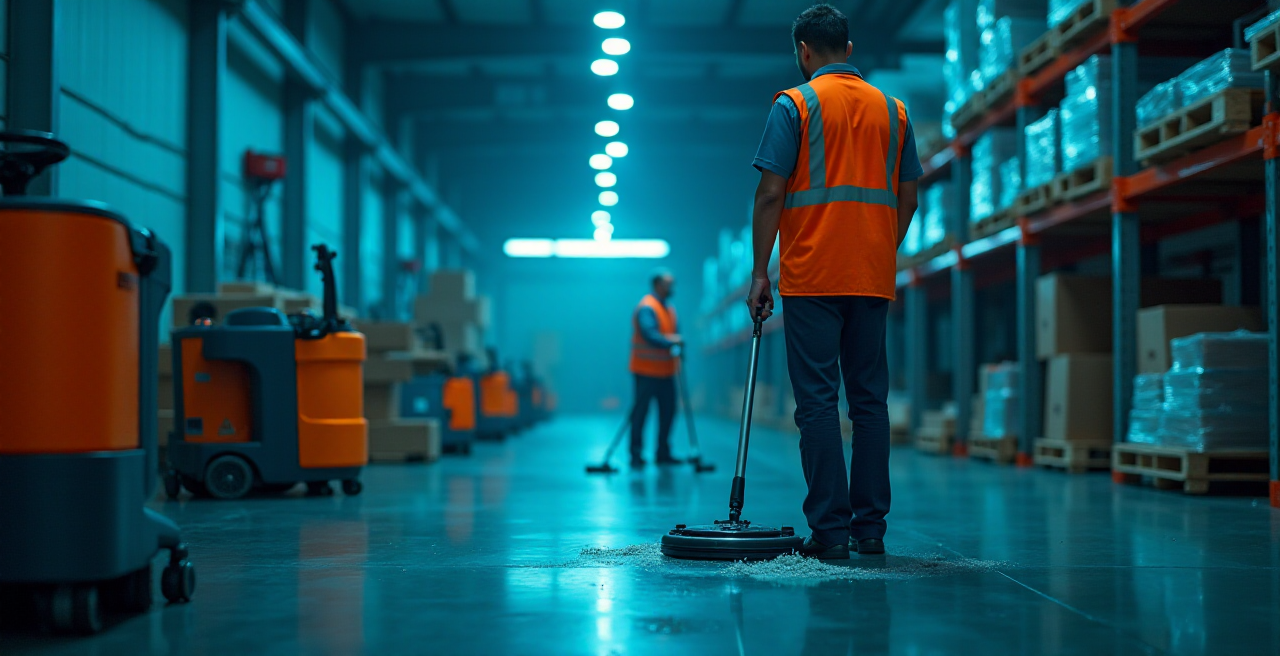 warehouse cleaning